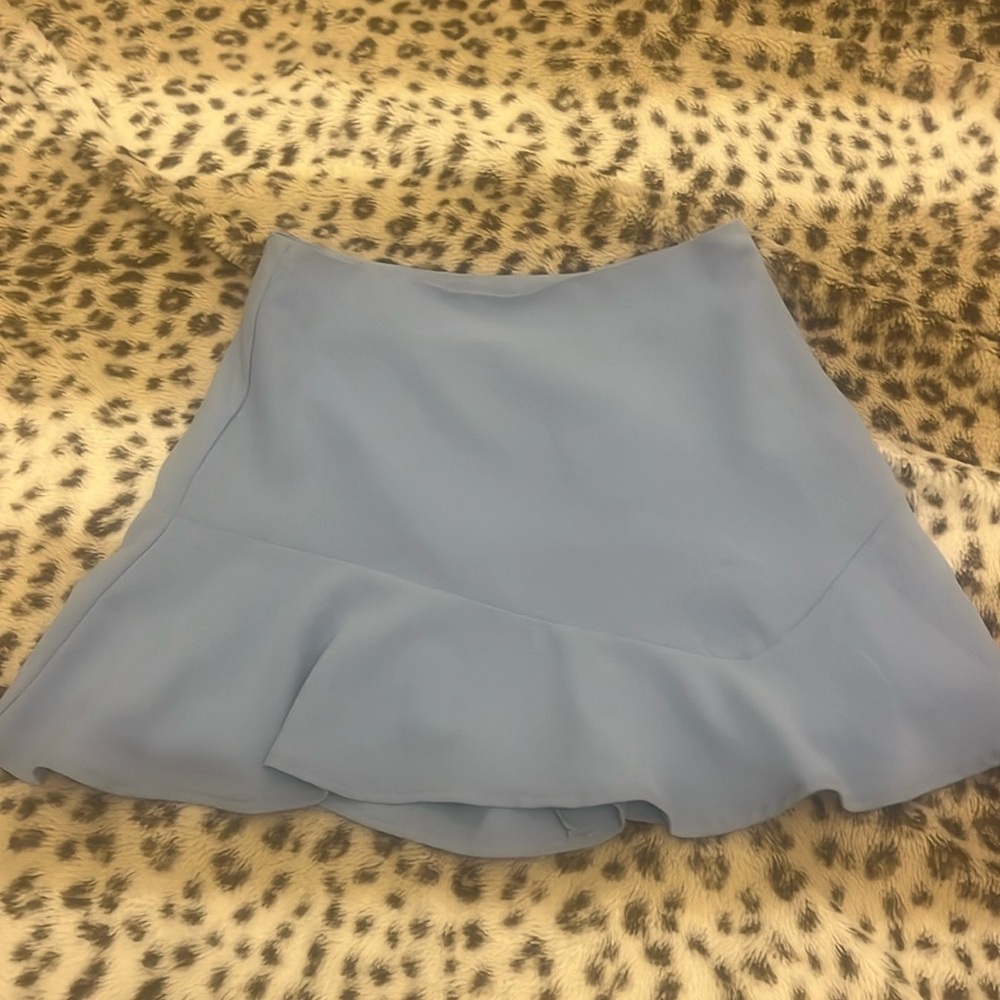 Never worn baby blue skirt!